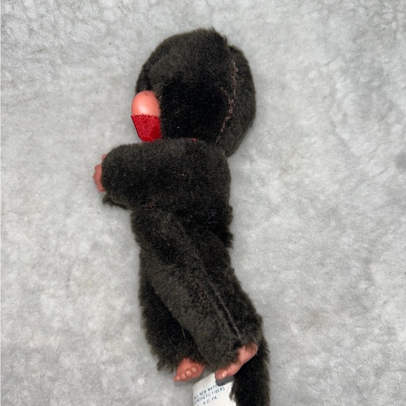 Monchichi Vtg monkey hugger clip 6" googley eyes Atlanta Gerber Novelty - Picture 9 of 12